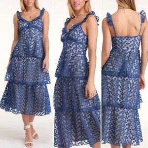 Lulu's Brand New With Tags Midi Dress